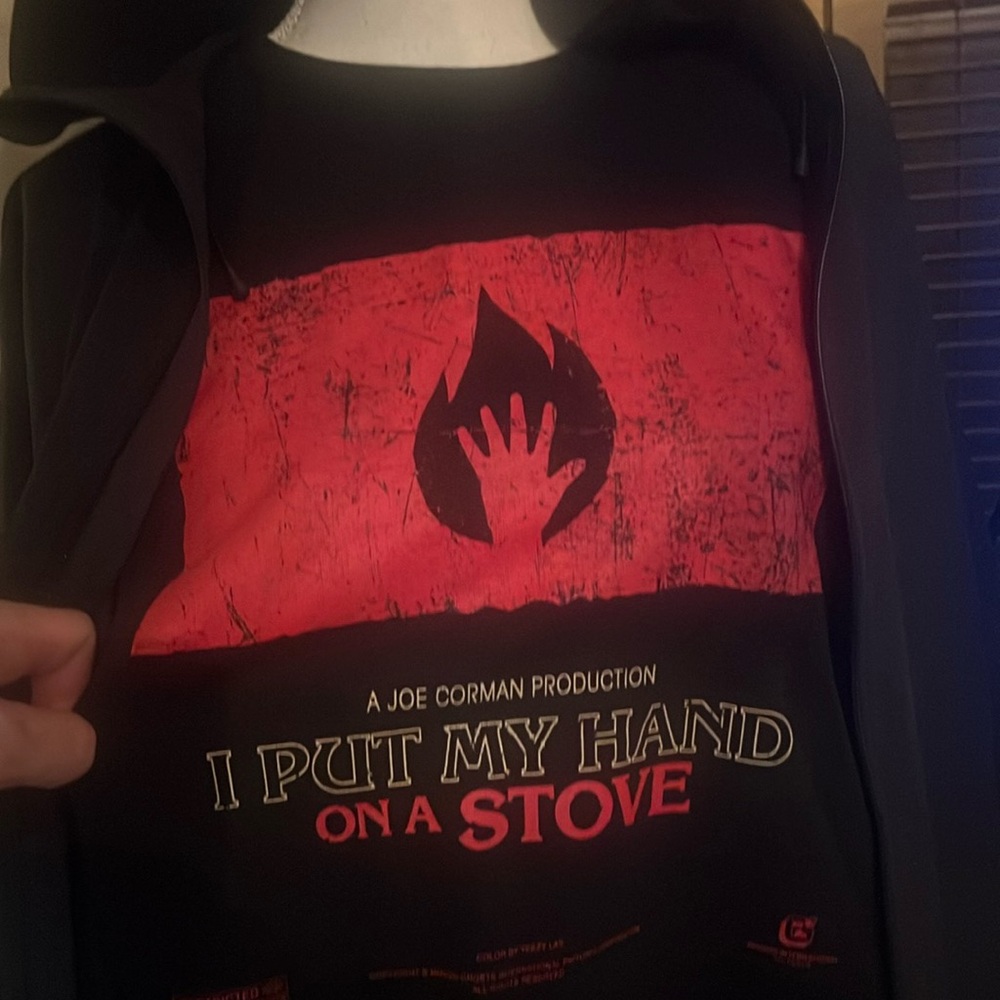 Stanley/Stella Black Organic Cotton Black Horror Thriller Movie Pullover Sweater